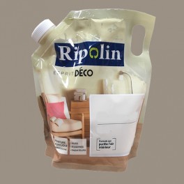 RIPOLIN Poche de Peinture Acrylique "Esprit Déco" 1L Bâton de réglisse satin RIPOLIN Poche de Peinture Acrylique "Esprit Déco" 1L Bâton de réglisse satin