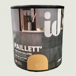 ID Peinture Paillett' Meuble 0,5L Nickel ID Peinture Paillett' Meuble 0,5L Nickel