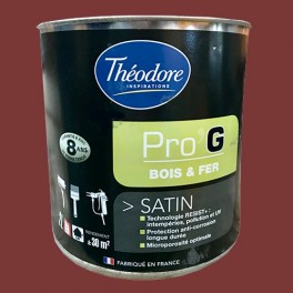 Théodore Pro'G Peinture Bois & Fer Rouge Basque Théodore Pro'G Peinture Bois & Fer Rouge Basque