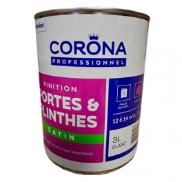 Corona Professionnel Portes Plinthes Finition Satin 3l Pas Cher En Ligne