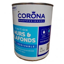 CORONA Professionnel Murs & Plafonds Mat Lessivable 3L CORONA Professionnel Murs & Plafonds Mat Lessivable 3L