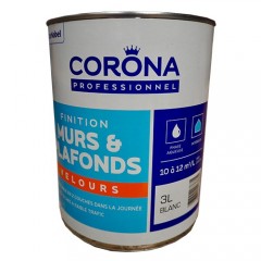 Peinture Murs & Plafonds CORONA Professionnel Velours - 3L