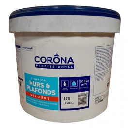 CORONA Professionnel Murs & Plafonds Velours 10L CORONA Professionnel Murs & Plafonds Velours 10L