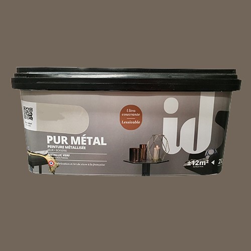 Peinture ID Pur Métal Etain n°5 - 2L