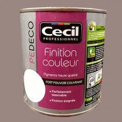 CECIL PE DECO Finition Couleur Taupe dorée Satin