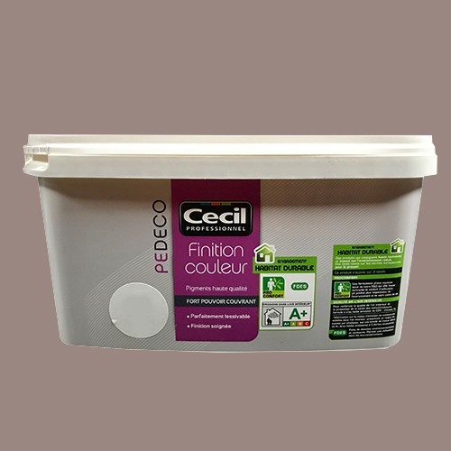 CECIL PE DECO Finition Couleur Taupe dorée Satin