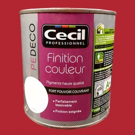CECIL PE DECO Finition Couleur Cerise exquise Satin CECIL PE DECO Finition Couleur Cerise exquise Satin