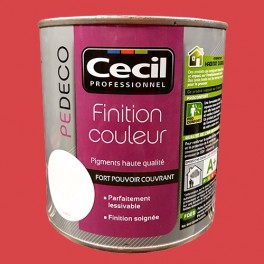 CECIL PE DECO Finition Couleur Piment Satin CECIL PE DECO Finition Couleur Piment Satin