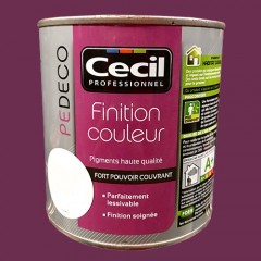 CECIL PE DECO Finition Couleur Figue Satin