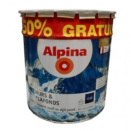 ALPINA Peinture Murs & Plafonds 15L Blanc Mat ALPINA Peinture Murs & Plafonds 15L Blanc Mat