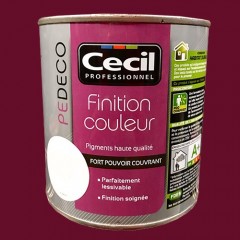 CECIL PE DECO Finition Couleur Rouge velours Mat