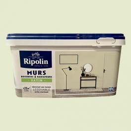 RIPOLIN Peinture Murs, Boiseries & Radiateurs Vert menthe Satin RIPOLIN Peinture Murs, Boiseries & Radiateurs Vert menthe Satin