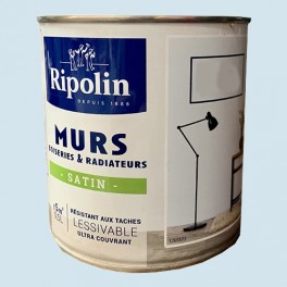 RIPOLIN Peinture Murs, Boiseries & Radiateurs Bleu niolon Satin RIPOLIN Peinture Murs, Boiseries & Radiateurs Bleu niolon Satin