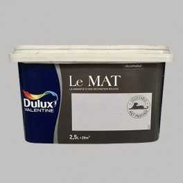 Peinture DULUX VALENTINE Le Mat Flocon 2,5L Peinture DULUX VALENTINE Le Mat Flocon 2,5L