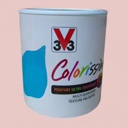 Peinture V33 Colorissim Satin Rose poudré n°88 Peinture V33 Colorissim Satin Rose poudré n°88