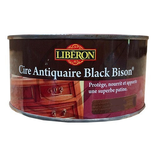 LIBÉRON Cire Antiquaire Black Bison 0,5L Incolore (pâte)