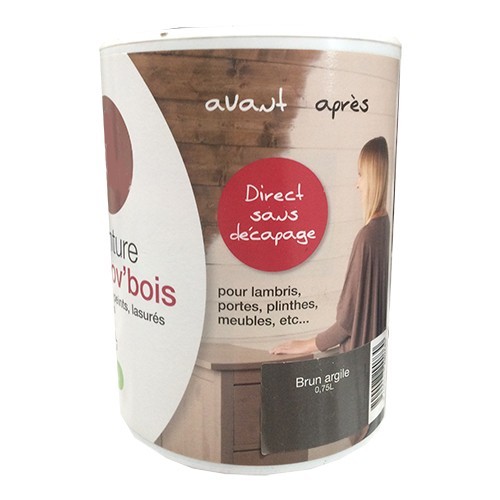  Peinture  Renov  bois MDV Brun Argile pas cher en ligne