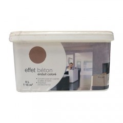 Enduit Coloré Effet béton MDV Brun Soft