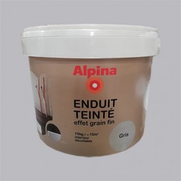 ALPINA Enduit Teinté effet grain fin Gris ALPINA Enduit Teinté effet grain fin Gris