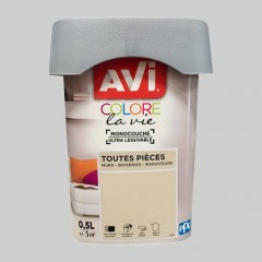 AVI Colore la Vie Peinture Toutes pièces Argent