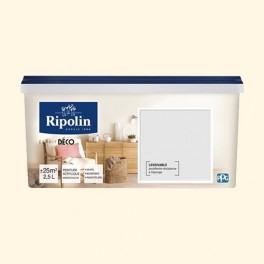 RIPOLIN Peinture Acrylique "Esprit Déco" Murs, Boiseries & Radiateurs Crème RIPOLIN Peinture Acrylique "Esprit Déco" Murs, Boiseries & Radiateurs Crème