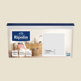 RIPOLIN Peinture Acrylique "Esprit Déco" Murs, Boiseries & Radiateurs Blanc scintillant RIPOLIN Peinture Acrylique "Esprit Déco" Murs, Boiseries & Radiateurs Blanc scintillant