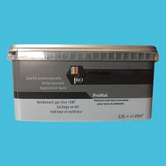 PRO COULEURS Peinture acrylique mat 2,5L Turquoise