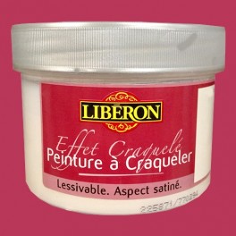 LIBÉRON Effet craquelé 0,25L Rose fushia LIBÉRON Effet craquelé 0,25L Rose fushia