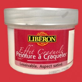 LIBÉRON Effet craquelé 0,25L Rouge laque LIBÉRON Effet craquelé 0,25L Rouge laque