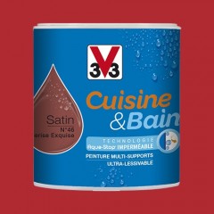 Peinture Cuisine & Bain V33 Cerise exquise n°46 - 0,5L