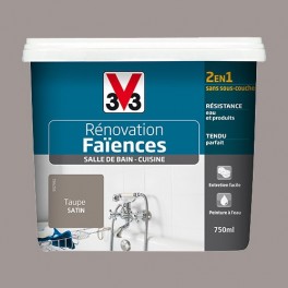 V33 Rénovation Faïences Taupe Satin V33 Rénovation Faïences Taupe Satin