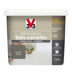 Peinture V33 Rénovation Sols Carrelés (Carrelages - Marbres) 2 en 1 Satin Racine