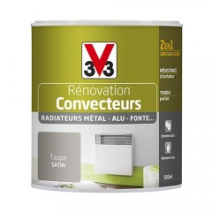 Peinture V33 Rénovation Convecteurs/Radiateurs 0,5L Taupe