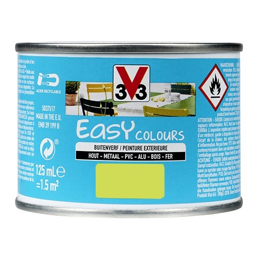 Peinture Easy Colours V33 Vert absinthe pot de 0,125L