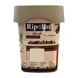 RIPOLIN Peinture Esprit Récup' Cuisine & Bain Praliné RIPOLIN Peinture Esprit Récup' Cuisine & Bain Praliné