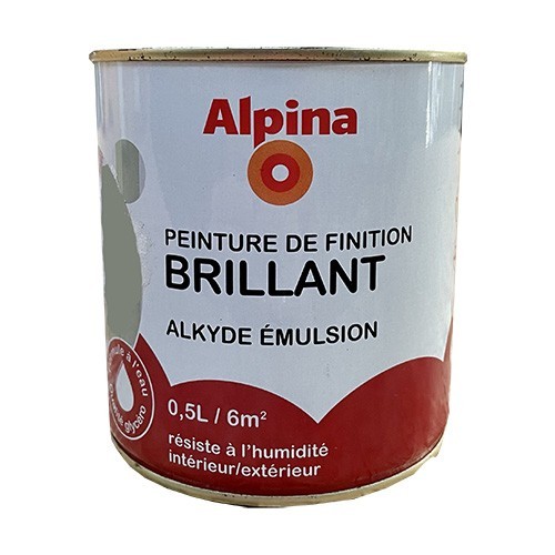 ALPINA Peinture de Finition Brillante Alkyde Emulsion Vert Impérial