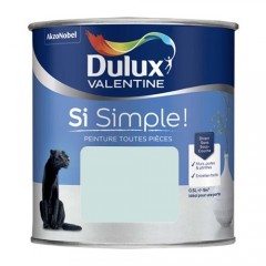 Peinture Dulux Valentine Si Simple! Le Bleu clair 0,5L