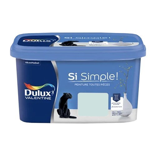 Peinture Dulux Valentine Si Simple! Le Bleu clair 2,5L Peinture Dulux Valentine Si Simple! Le Bleu clair 2,5L