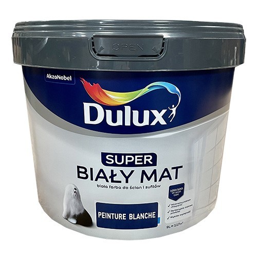Peinture Blanche Mat Dulux Super Bialy Blanc Mat