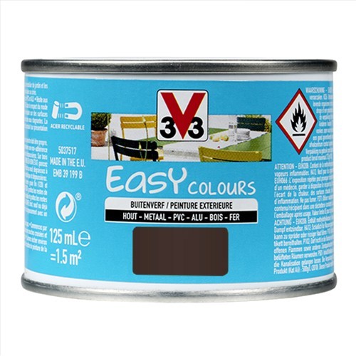 Peinture Easy Colours V33 Rouille pot de 0,125L