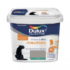 Peinture Meubles Dulux Valentine Simple & Déco Gris chaud