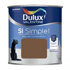 Peinture Dulux Valentine Si Simple! Le Chocolat 0,5L