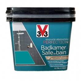 V33 Rénovation Perfection Peinture Salle de bain Bleu lagon V33 Rénovation Perfection Peinture Salle de bain Bleu lagon