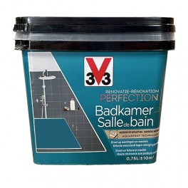 V33 Rénovation Perfection Peinture Salle de bain Bleu profond V33 Rénovation Perfection Peinture Salle de bain Bleu profond