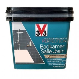 V33 Rénovation Perfection Peinture Salle de bain Rose poudré V33 Rénovation Perfection Peinture Salle de bain Rose poudré