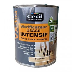 Vitrificateur Usage intensif CECIL VX303 Incolore Satin