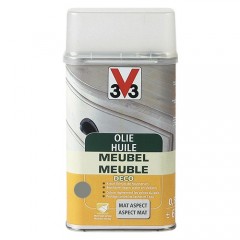 V33 Huile Meuble Déco Gris foncé