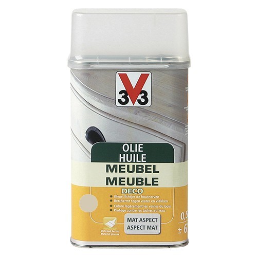V33 Huile Meuble Déco Blanc