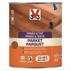 V33 Primer & Teinte Parquet Chêne foncé