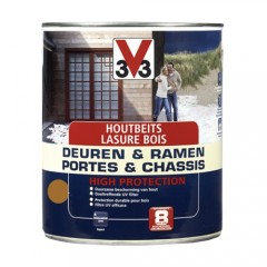 V33 Lasure Portes et chassis 8ans High protection Chêne Moyen